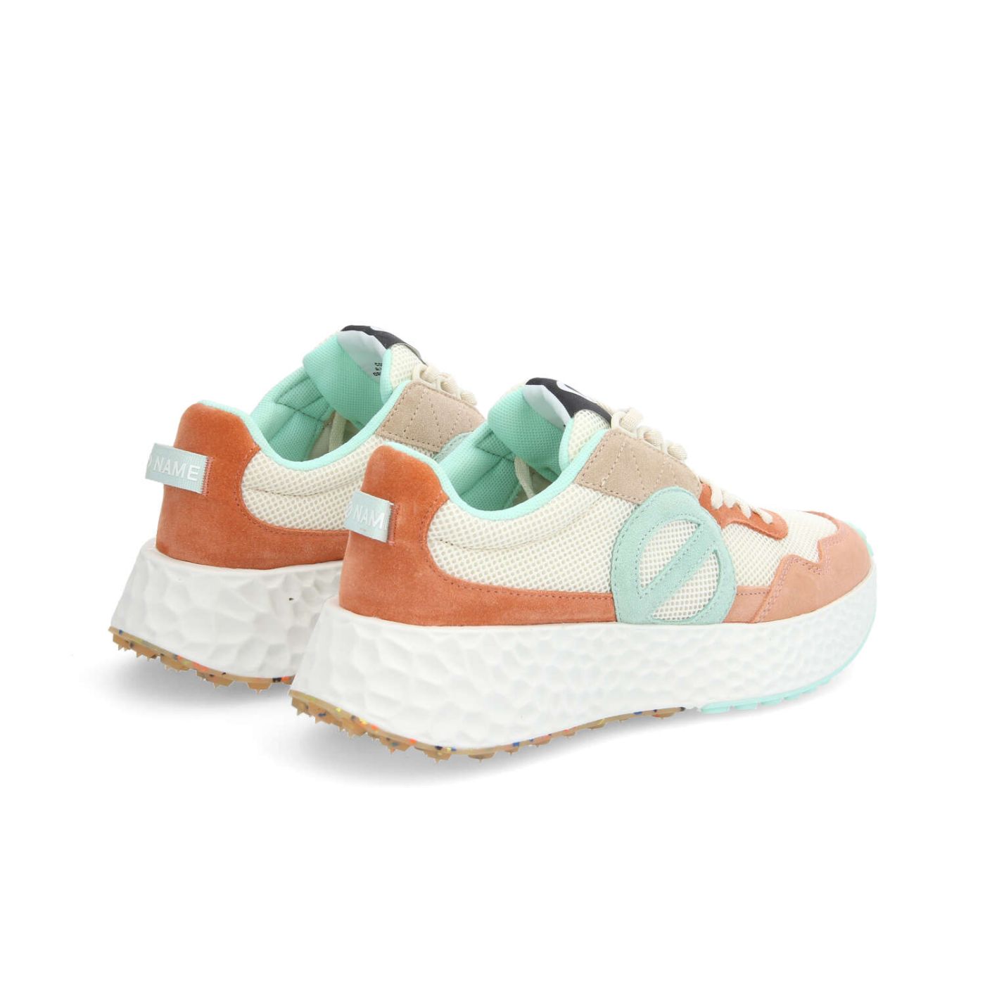 CARTER JOGGER W - SUEDE/RENO/SUED - MELON/BLANC CASSE/TURQUOISE